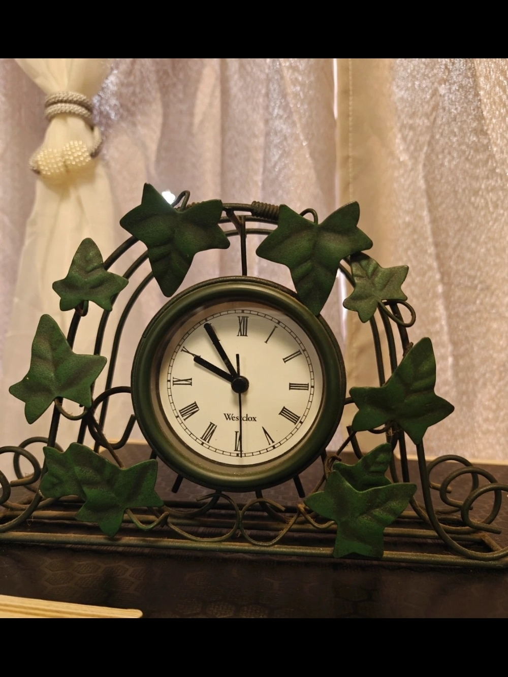 Ivy Table Clock 10.5"X7.5"
